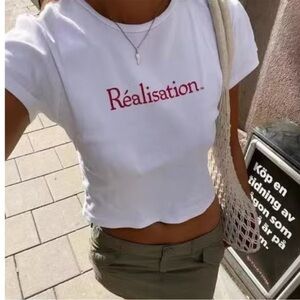 Realisation Par Logo Baby Tee XS